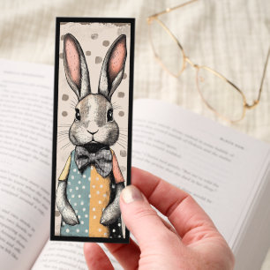 Cute Pop Art Bunny Bookmarks