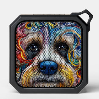 Cute Pop Art Terrier Bluetooth Speaker
