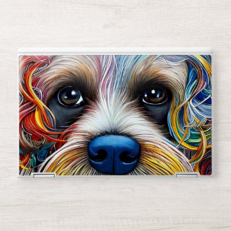 Cute Pop Art Terrier   HP Laptop Skin