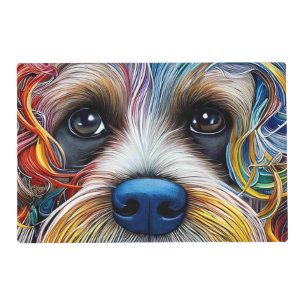 Cute Pop Art Terrier   Placemat