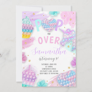Cute Pop It Fidget Invitation