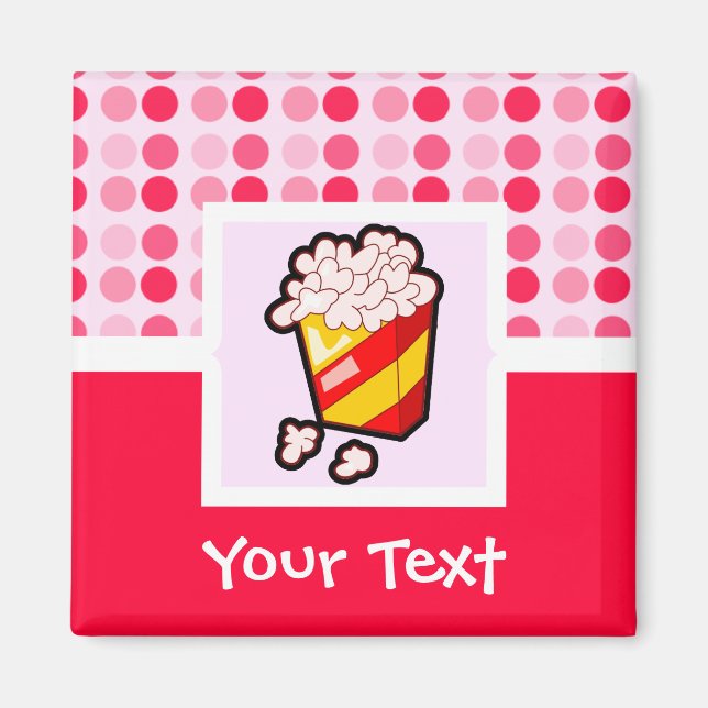 Cute Popcorn Magnet (Front)