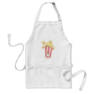 Cute Popcorn Pals Cartoon Adult Apron