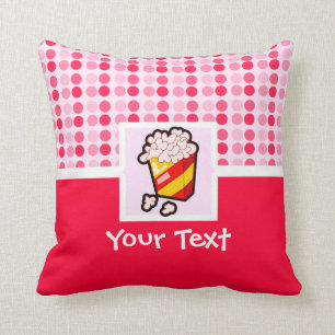 Cute Popcorn Throw Pillow