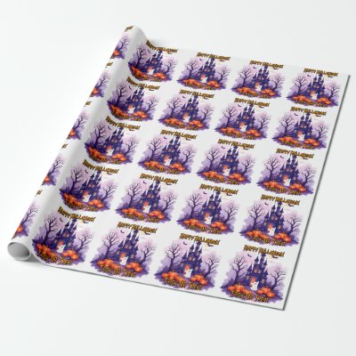 Cute Popular Halloween Spooky Collection Wrapping Paper