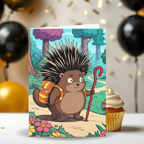 Cute Porcupine Grandson's Birthday