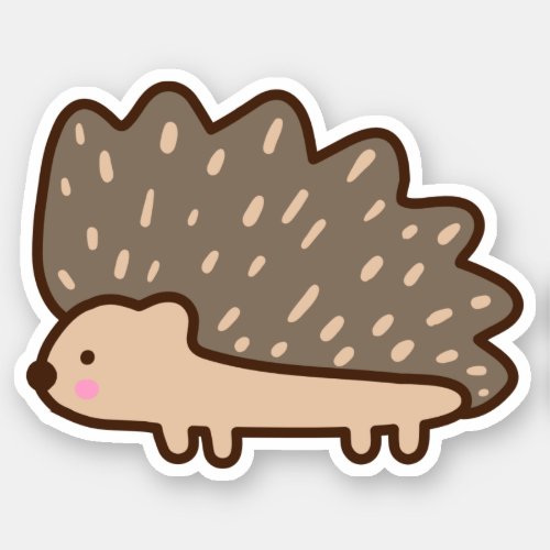 Cute Porcupine Sticker