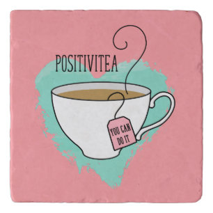 Cute Positivitea Gift for Congratulations Trivet