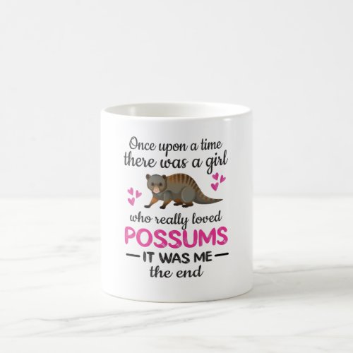 Cute Possum Girl Opossum Lover Possum Whisperer Coffee Mug