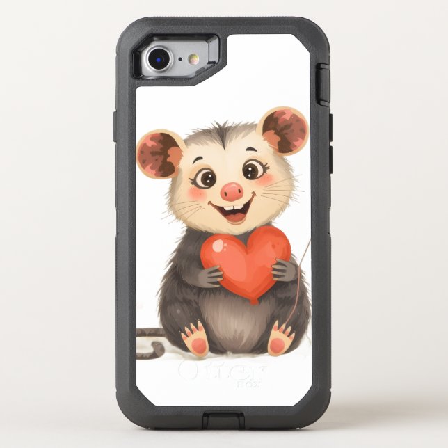 Cute Possum Phone Case (Back)