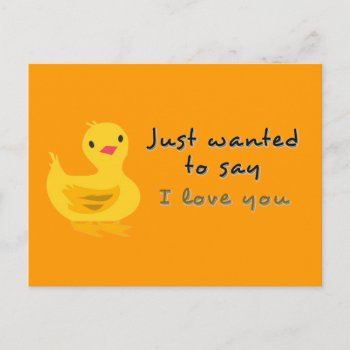 Cute Postcard With Duckling by TammyAndMummy at Zazzle