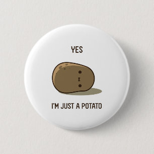 Cute Potato Button