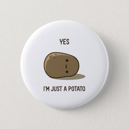 Cute Potato Button