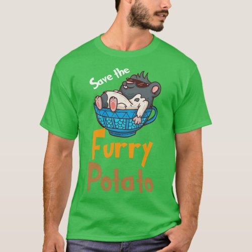 Cute Potato Furbaby Gift for Guinea Pig Lovers 2 T_Shirt