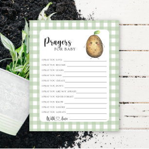 Cute potato - Party game prayers for baby