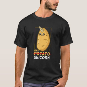 Cute Potato Unicorn Funny Vegetable Yam T-Shirt