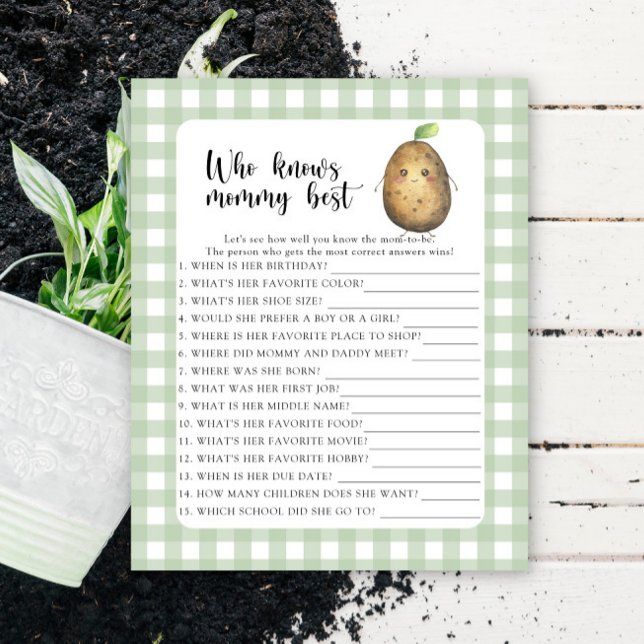 Cute potato - Who knows mommy best (Creator Uploaded)