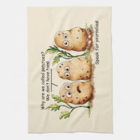  Microfiber Dish Towels Funny Veggie Puns Funny Kitchen