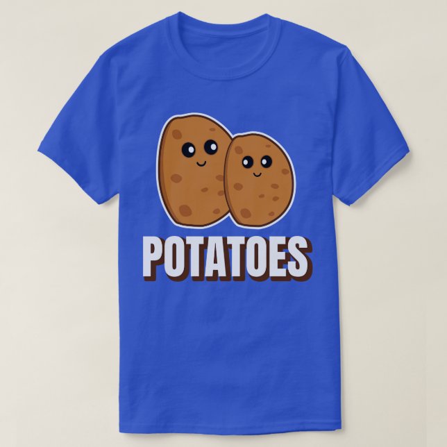 Cute Potatoes T-Shirt (Design Front)