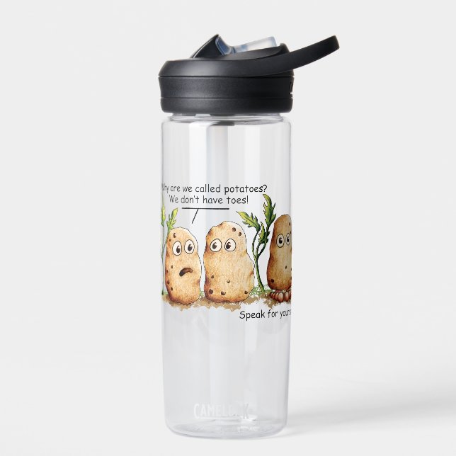 Cute Potatoes Toes Funny Potato CamelBak Eddy Water Bottle (Left)