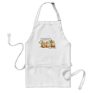 Cute Potatoes Toes Funny Potato Pun Adult Apron