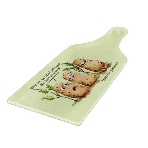 Cute Potatoes Toes Funny Potato Pun  Cutting Board