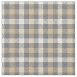 Cute practical colors scottish plaid modern grey fabric