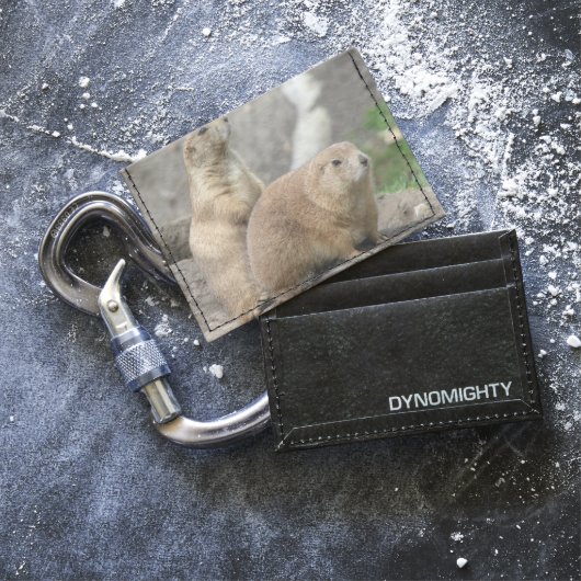 Cute Prairie Dog Tyvek® Card Case Wallet (In Situ)