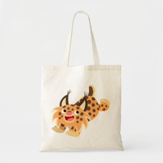 Cute Prankish Cartoon Bobcat Bag