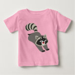 Cute Prankish Cartoon Raccoon Baby T-Shirt