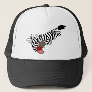 Cute Prankish Cartoon Zebra Hat