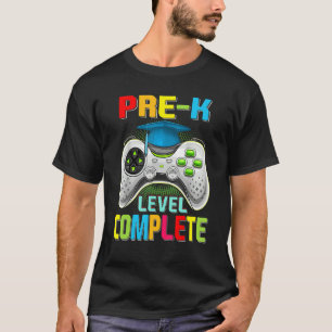 Cute Pre K Level Complete Gamer Graduation Video G T-Shirt