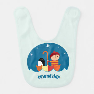 Cute Pre School K Lost And Found Friendship Baby Bib