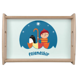 Cute Pre School K Lost And Found Friendship Serving Tray