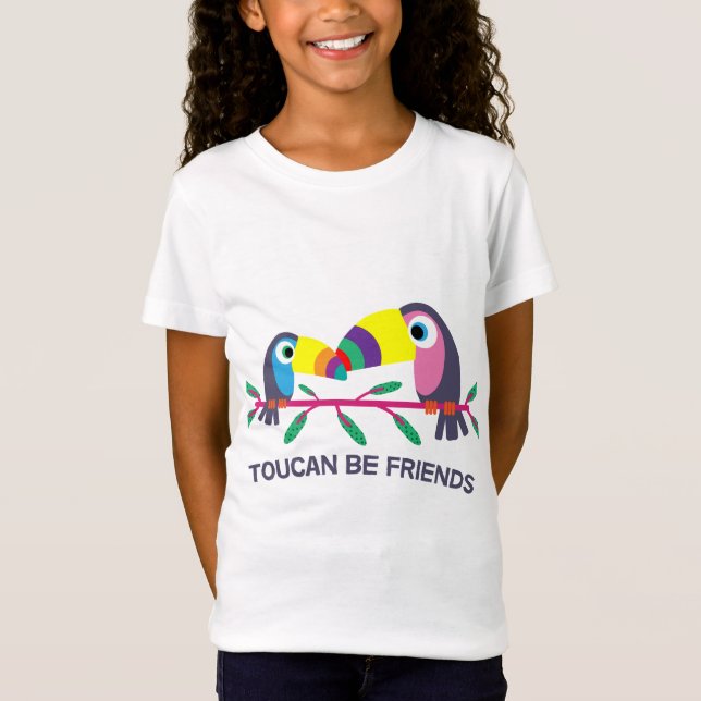Cute Pre School | Pre Schooler | Kids | Toucan Thr T-Shirt (Front)