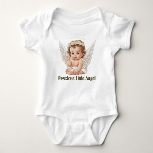 Cute precious little Angel girl Baby Bodysuit