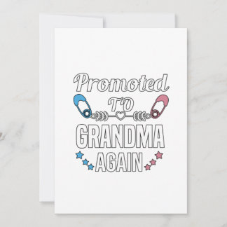 Cute Pregnancy Annoucement:Promoted to Grandma  Announcement