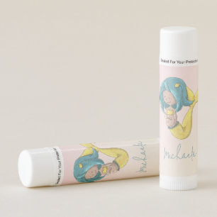Cute Pregnant Mermaid Lip Balm