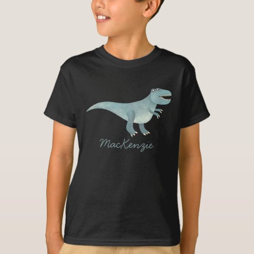 Cute Prehistoric T_Rex Dinosaur Personalized T_Shirt