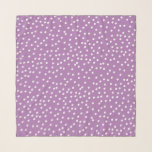 Cute & Preppy Polka Dots Purple Scarf<br><div class="desc">This design features a random pattern of little polka dots! Additional color schemes as well as coordinating items are available in this design. Contact us if you need this design applied to a specific product! Thank you so much for viewing a DoodleLulu by 2 june bugs design!</div>
