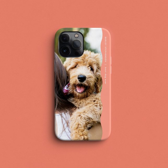Cute preppy wavy edge peach photo Case-Mate iPhone case (Creator Uploaded)