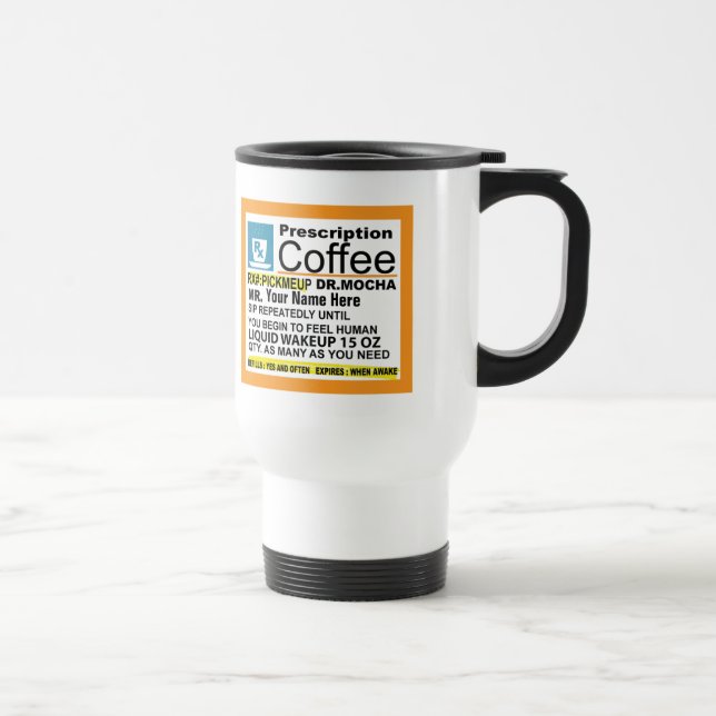 Cute Prescription Coffee Mug (Right)