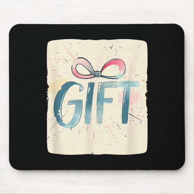 Cute Present Costume For Birthday And Christmas  Mouse Pad (Front)