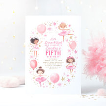 Cute Pretty Ballerinas Ballet Birthday Party