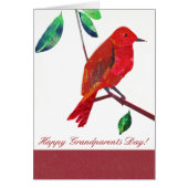 Cute pretty Bird . Grandparents Day (Front)