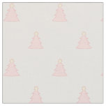Cute Pretty Blush Pink Christmas Fabric