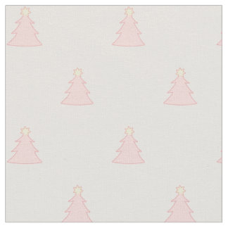 Cute Pretty Blush Pink Christmas Fabric
