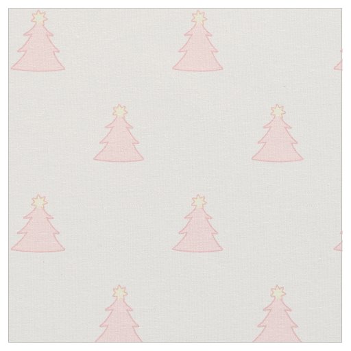Cute Pretty Blush Pink Christmas Fabric