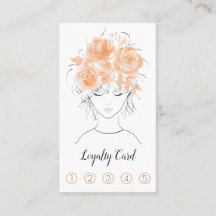 Cute pretty girl peach watercolor roses-Floral
