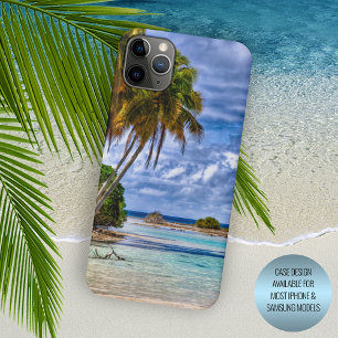 Cute Pretty Summer Hawaiian Beach Watercolor iPhone 11 Pro Max Case